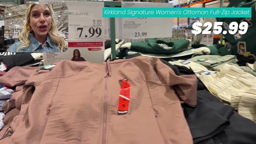 Kirkland Signature Women's Ottoman Full Zip Jacket