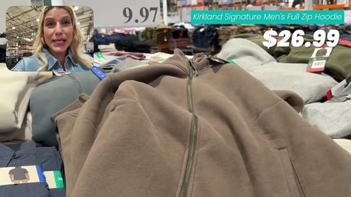 Kirkland Signature Men's Full Zip Hoodie