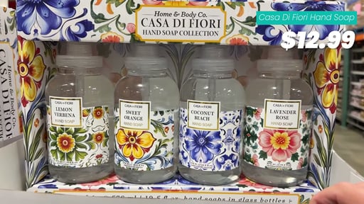 H+B Casa di Fiori Hand Soap, 4-Pack, 16 fl oz Each
