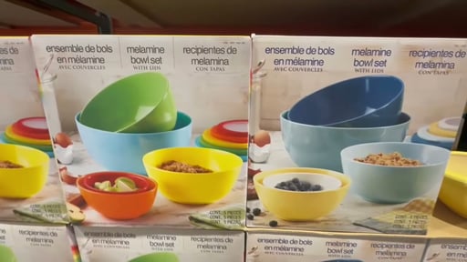 Pandex 5-Piece Melamine Mixing Bowl Set with Lids