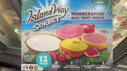 Island Way Sorbet Assortment, 12 Count