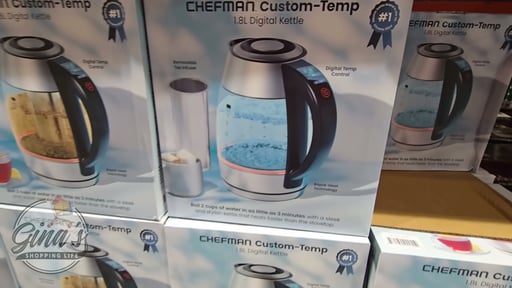 Chefman Kettle 1.8 Ltr with Tea Infuser