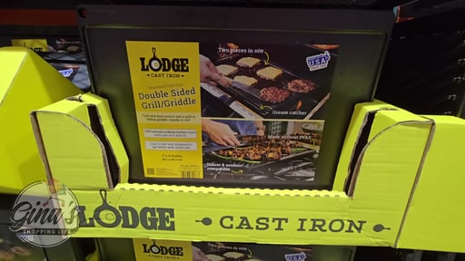 Lodge Seasoned Cast Iron Reversible Grill/Griddle