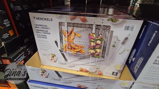 Henckels Kabob and Grill Basket Set, 10-Piece