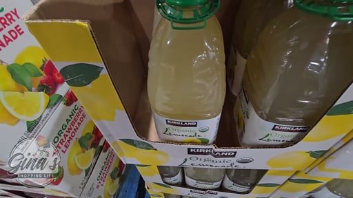 Kirkland Signature Organic Lemonade, 2/96 Ounce Bottles