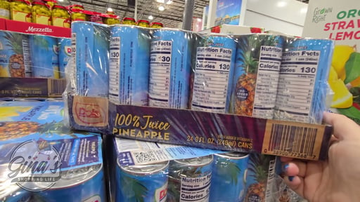 Dole 100% Pineapple Juice, 8 fl oz, 24-Count