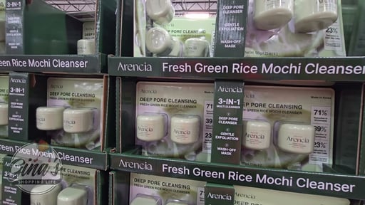 Arencia Fresh Green Rice Mochi Cleanser, 2-Pack (4.23 oz each)