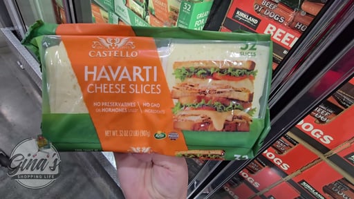 Castello Havarti Cheese Slices, 32 oz (2 lbs)