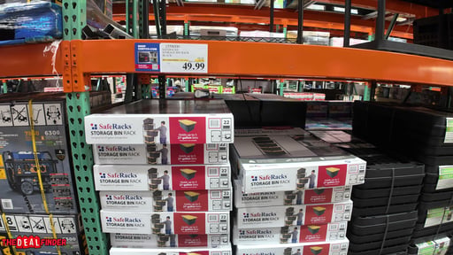 SafeRacks Storage Bin Rack Black