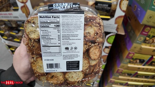 Schwartz Brothers Bakery Organic Everything Bagel Chips 15 oz