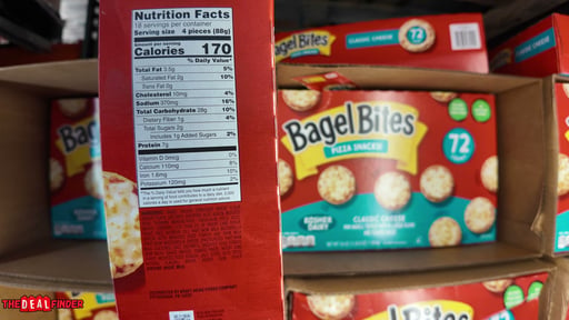 Bagel Bites Cheese Pizza Snacks 72 ct