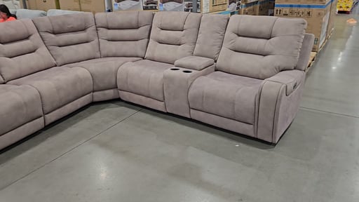 Barcalounger Carmelo Fabric Power Sectional