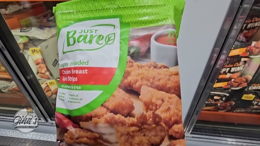 Just Bare Spicy Breaded Chicken Strips 3 Pounds