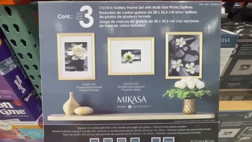 Mikasa Home Accents Gallery Frames, Set of 3