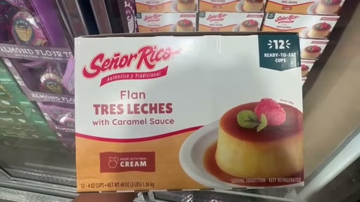 Senor Rico Flan Tres Leches with Caramel Sauce