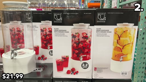 Denmark Drink Dispenser with Ceramic Stand