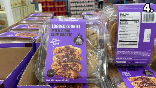 Cookieman Loaded Milk Choc Chip Cookies with Choc Hazelnut Filling (12-pack)