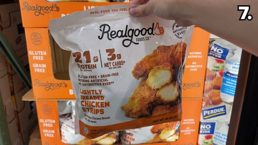 Real Good Foods Co. Lightly Breaded Boneless Chicken Breast Strips (3 lbs)