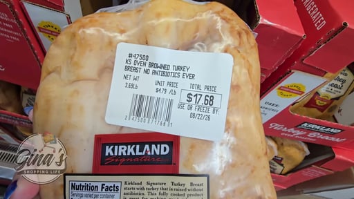 Kirkland Signature Antibiotic-Free Turkey Breast (Price Per Pound)