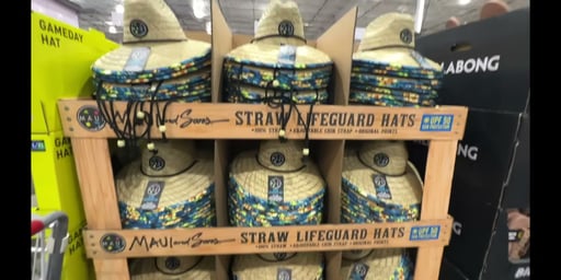 Maui & Sons Unisex Lifeguard Hat