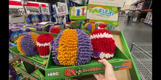 Caitec Hero Ball 2-Pack 8" Plush Dog Toys