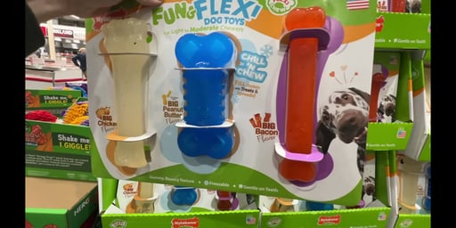 Nylabone Pet Toys Fun and Flexi 3 Pack