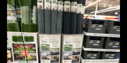 FOSS Floors Décor Indoor/Outdoor Area Rug 6' x 9'