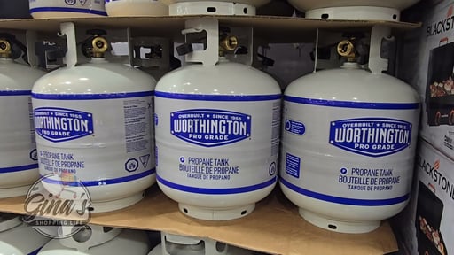 Worthington 20lb Propane Tank w/ OPD Valve & Gauge