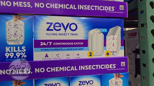 Zevo Flying Insect Trap 2 Devices / 6 Refills