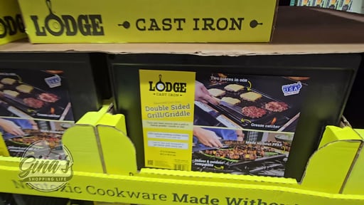 Lodge Seasoned Cast Iron Reversible Grill/Griddle
