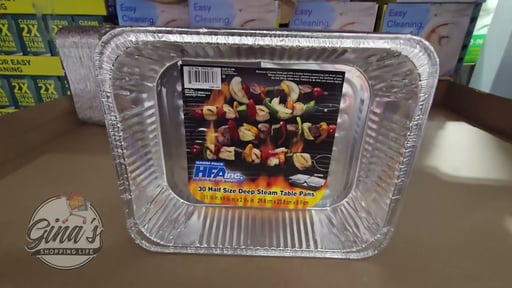 Eco Foil Half Size Steam Pans 30 CT