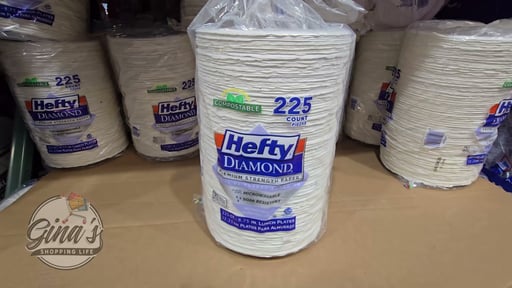 Hefty Diamond 8-3/4" Lunch Plate 225 CT