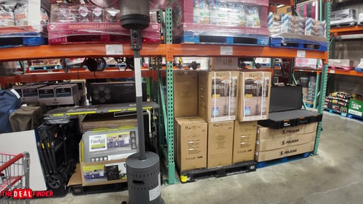 Fire Sense Matte Black Propane Patio Heater