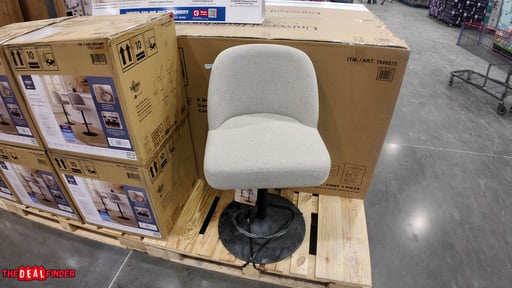Bayside Furnishings Highland Gas Lift Bar Stool