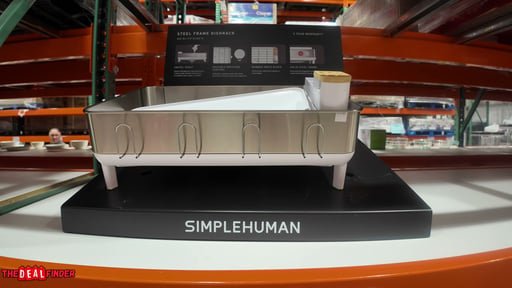 Simplehuman Dishrack with Knife Block