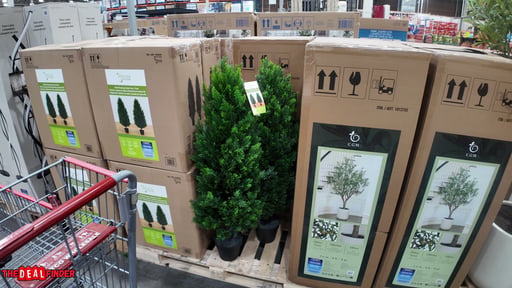 Nearly Natural Faux 4' Cedar Tree UV Resistant 2-Pack