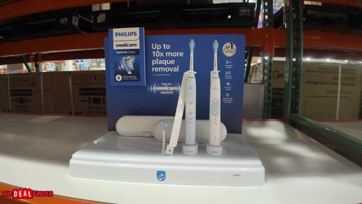 Philips Sonicare Optimal Clean Rechargeable Toothbrush 2pk
