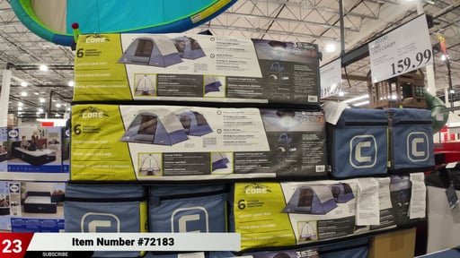 CORE 6-Person Lighted Dome Tent