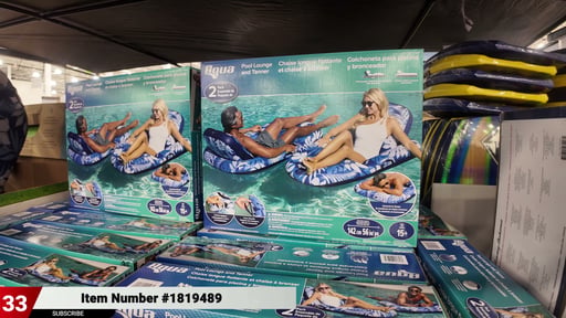 Aqua Luxury Pool Lounger / Tanner 2-Pack