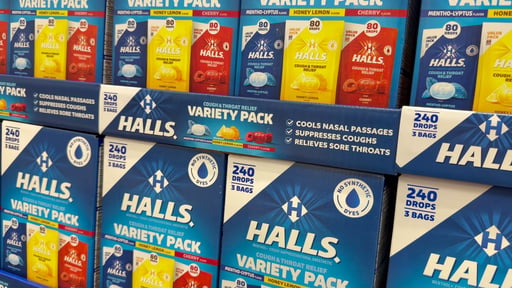 Halls Variety Pack 240 Lozenges