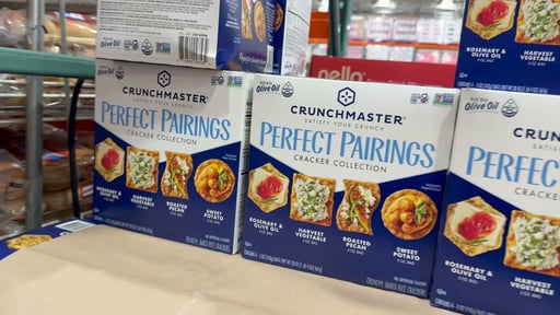 Crunchmaster Perfect Pairings Crackers, Four 5 oz Bags