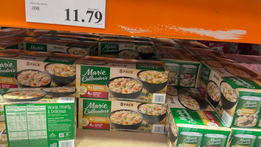 Marie Callender's Chicken Soup Variety 8 Pack 15 Ounces Each