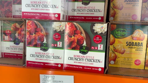 Bibigo Korean Style Crunchy Chicken Sweet & Spicy 56 Ounce