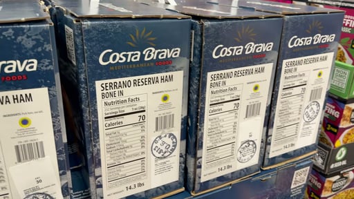 Costa Brava Serrano Ham Gift Set, 14 lbs
