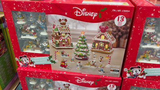 Disney Holiday Gingerbread Village, 13-Piece Set