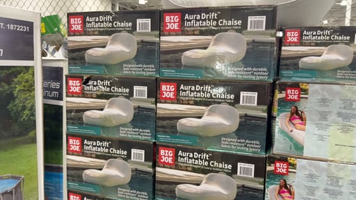 Big Joe Aura Drift Inflatable Pool Chaise