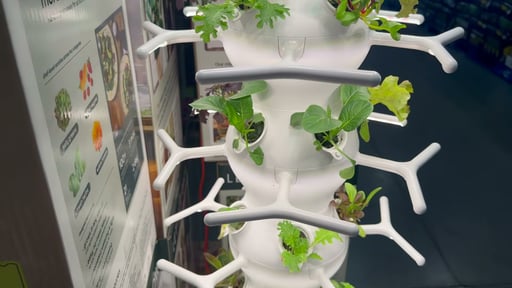 Lettuce Grow Farmstand Nook Indoor Hydroponic Tower