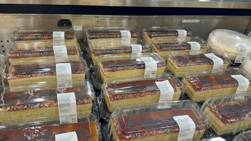Caramel Tres Leches Bar Cake