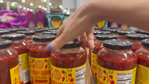 Riverwalk Cantina Hot Honey Habanero Salsa 32 Ounce Jar