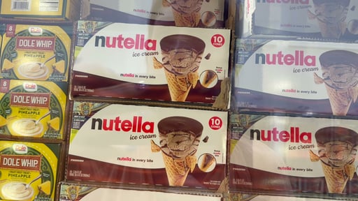 Nutella Ice Cream Cones, 10-Count Box